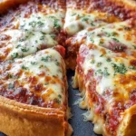 Deep Dish Chicago-Style Pizza First Image