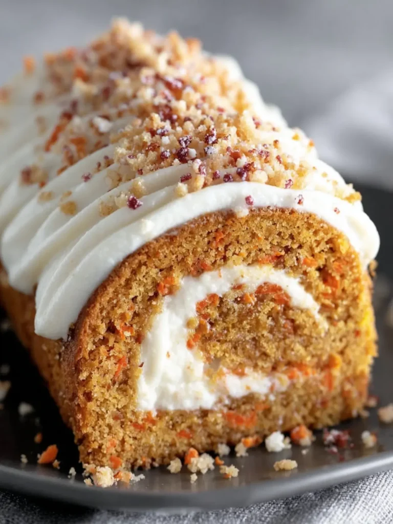 Carrot Cake Roll with Frosting First Image
