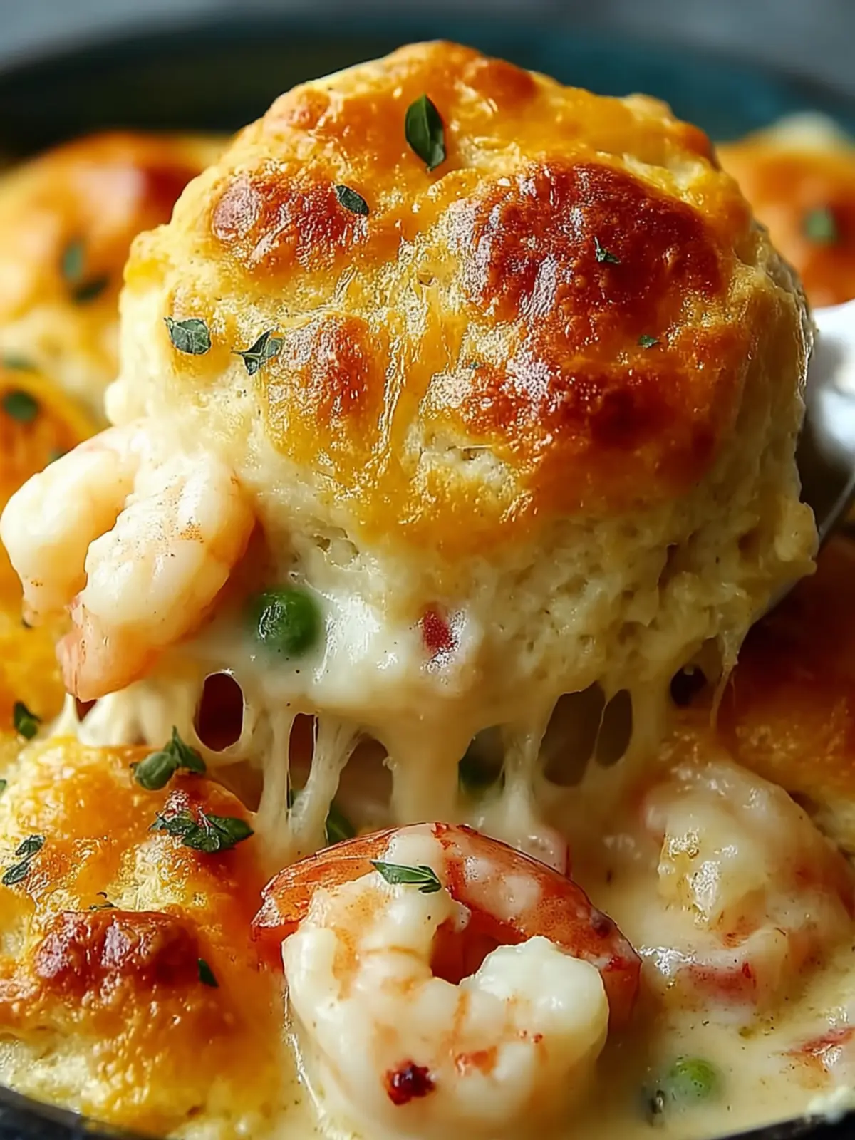 Cheddar Bay Biscuit Seafood Pot Pie First Image