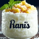 Creamy Coconut Rice Pudding with Mango Bliss and Honey First Image