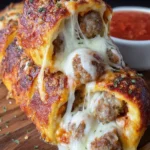 Cheesy Sausage Pizza Roll First Image