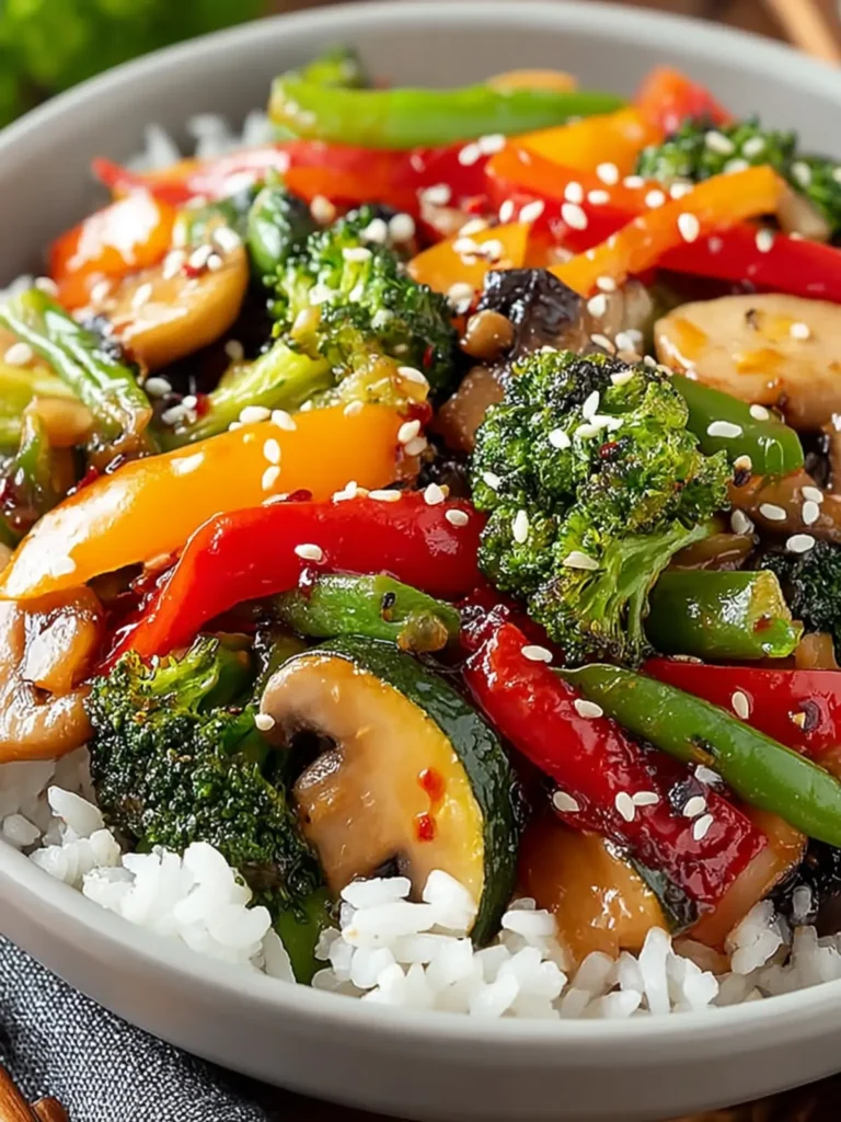 Colorful Vegetable Stir-Fry with Rice: Quick & Delicious First Image
