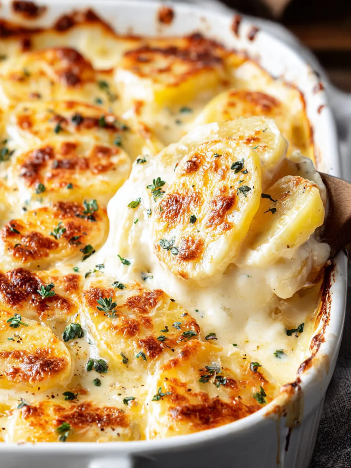 Gluten Free Scalloped Potatoes First Image