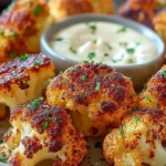 Roasted Cauliflower Bites with Spicy Aioli First Image