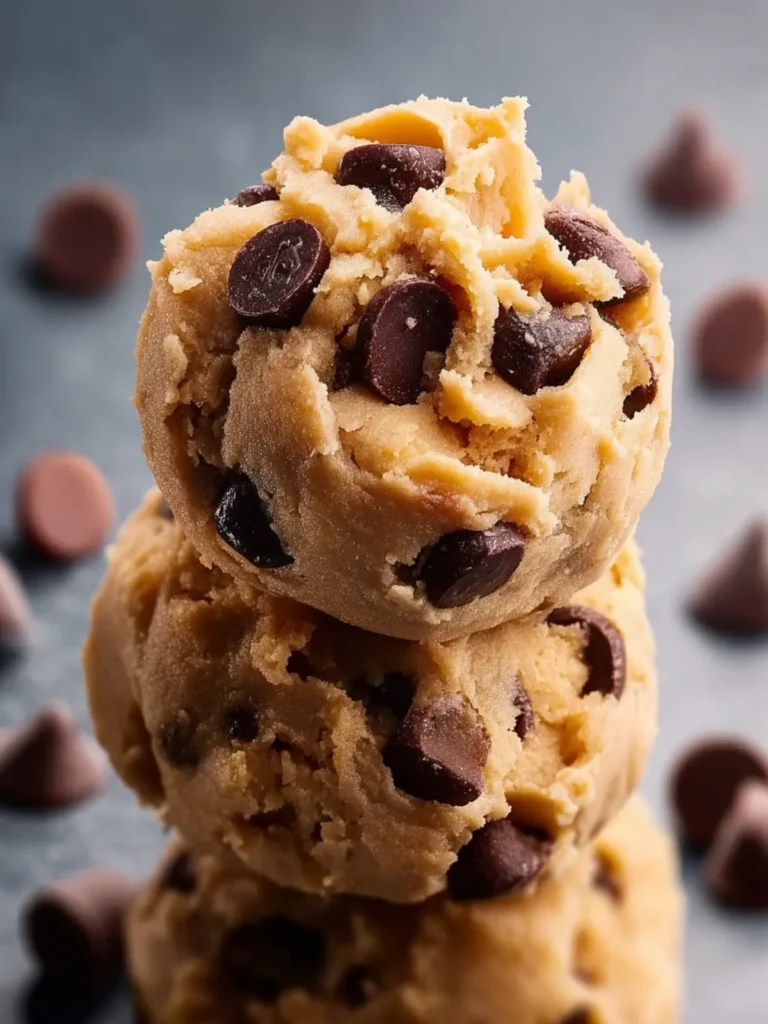 Edible Chocolate Chip Cookie Dough Recipe First Image