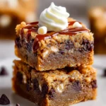 Pumpkin Chocolate Chip Blondies Recipe Bliss First Image