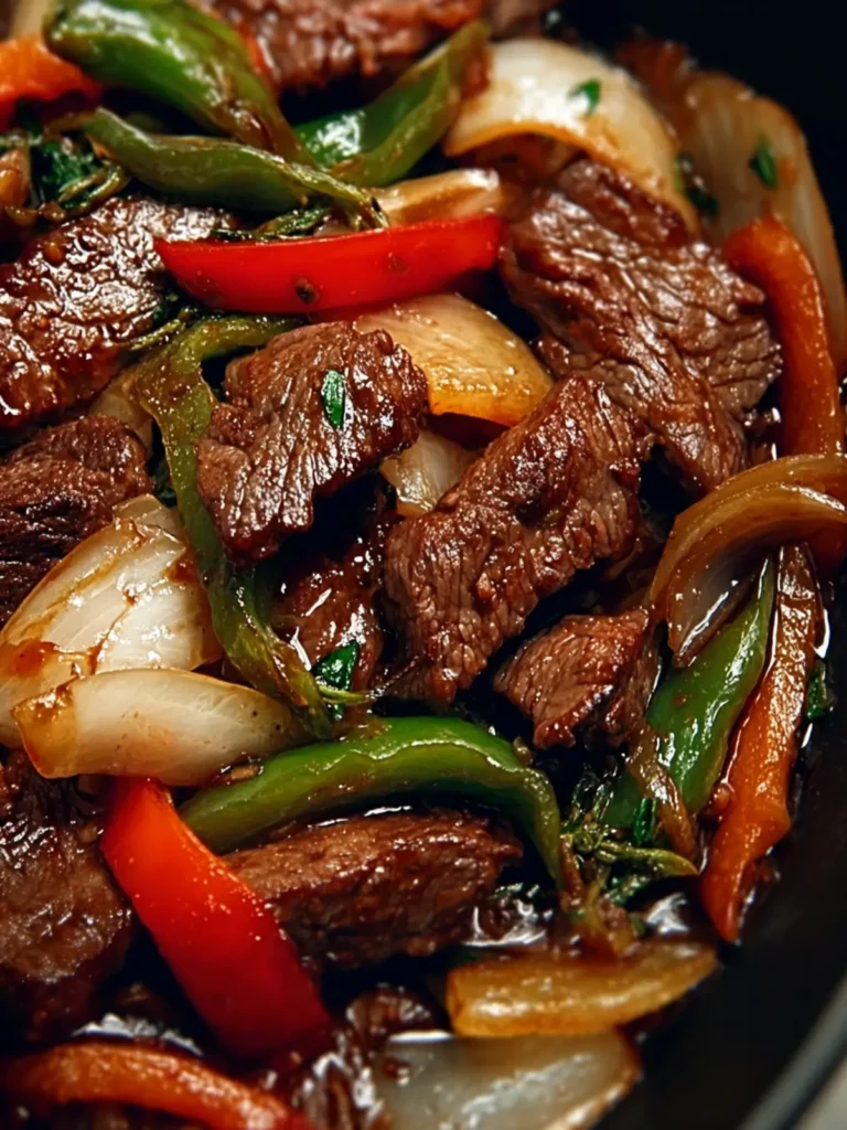 Sizzling Chinese Pepper Steak with Onions: Try this Easy Recipe! First Image