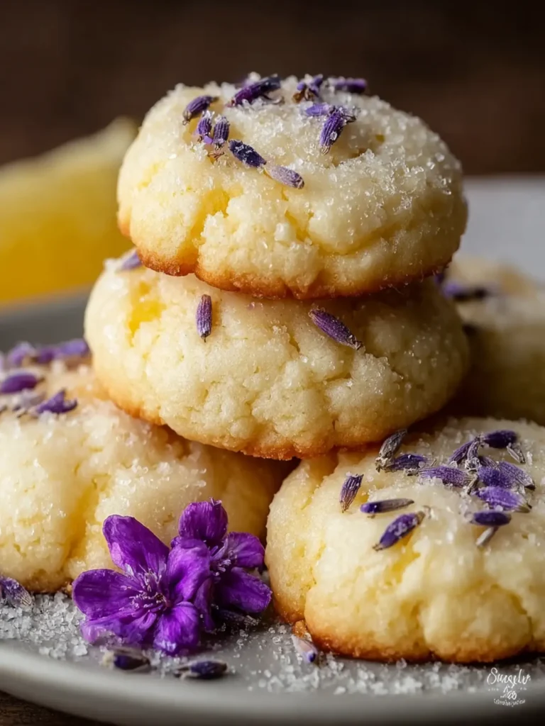 Lemon Lavender Cookies First Image