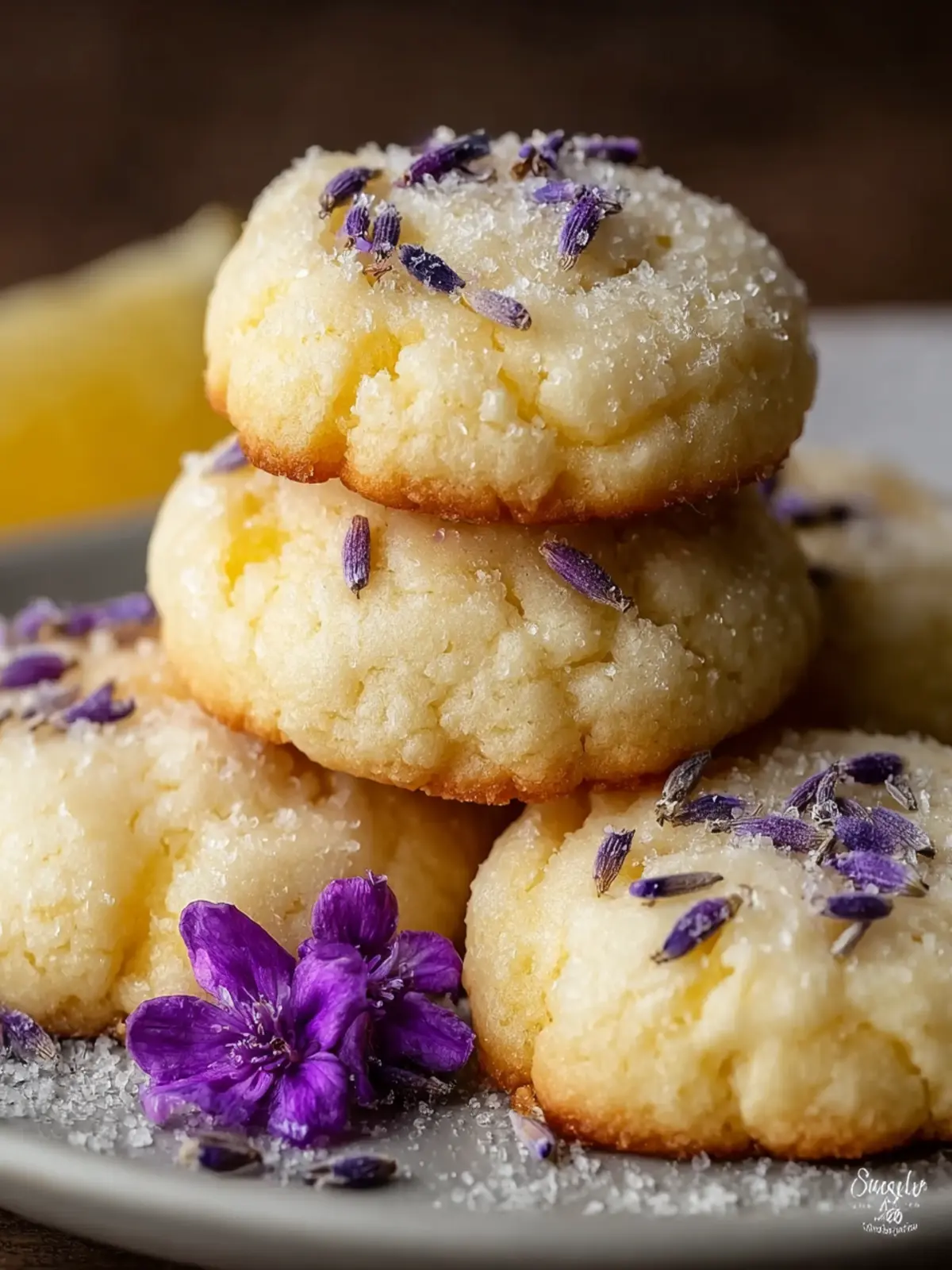 Lemon Lavender Cookies First Image