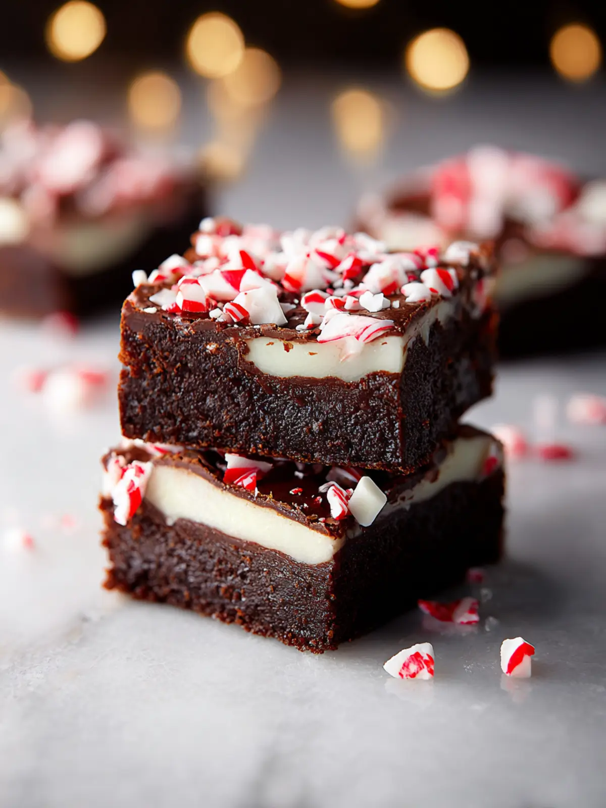 Peppermint Bark Brownies First Image