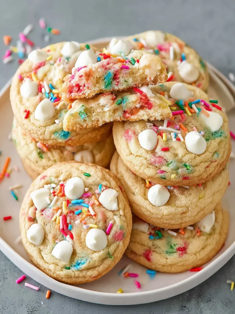 Confetti Sprinkle Cookies First Image