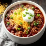 Ground Beef Chili Recipe First Image