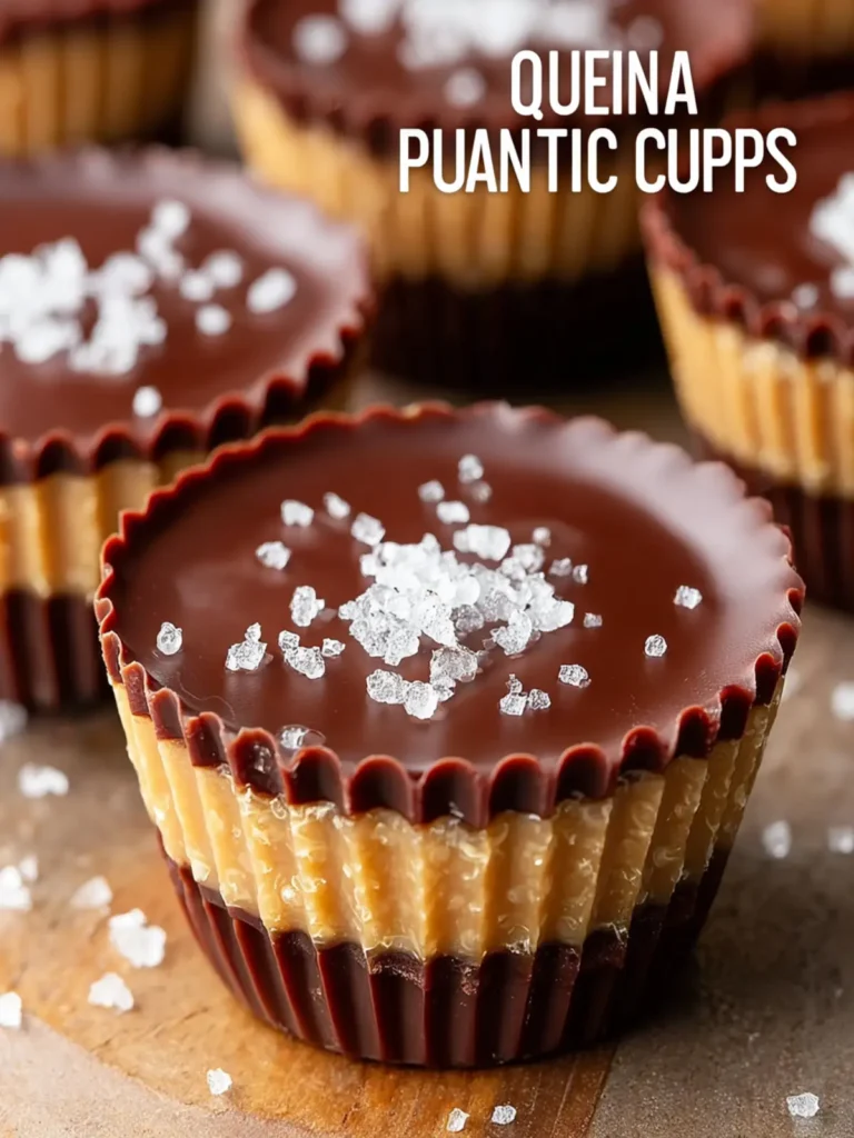 Healthy Quinoa Peanut Butter Cups (No-Bake Snack) First Image
