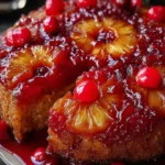 Cranberry Pineapple Upside-Down Cake First Image