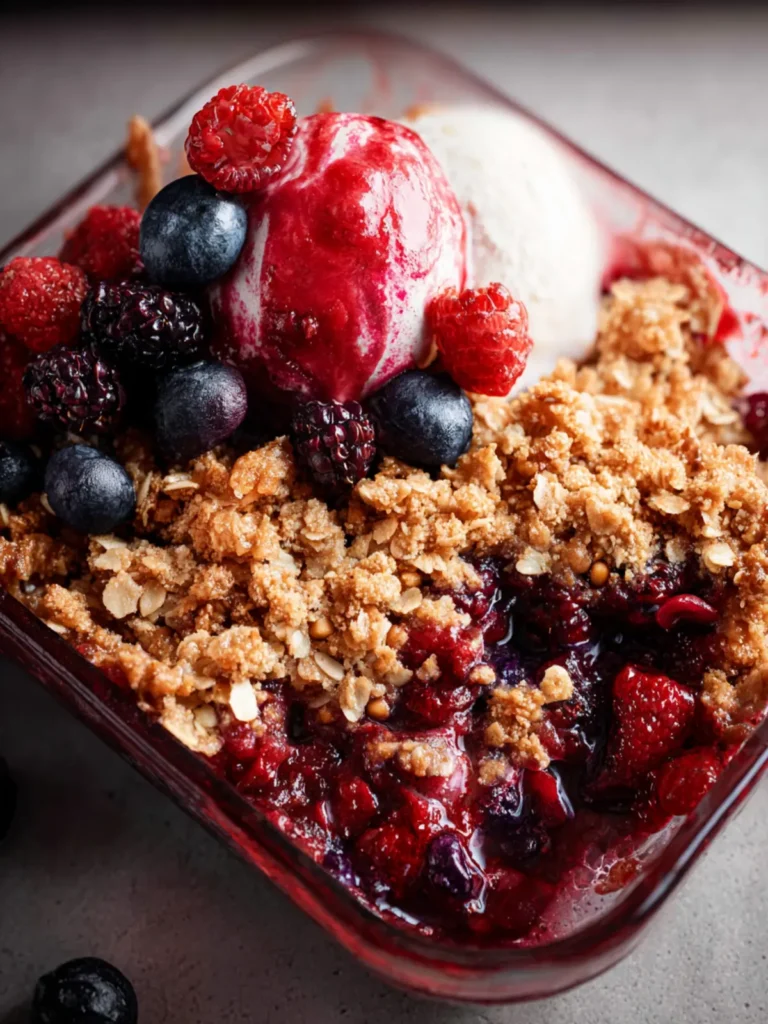 Berry Crisp (Gluten-Free, No Added Sugar) First Image