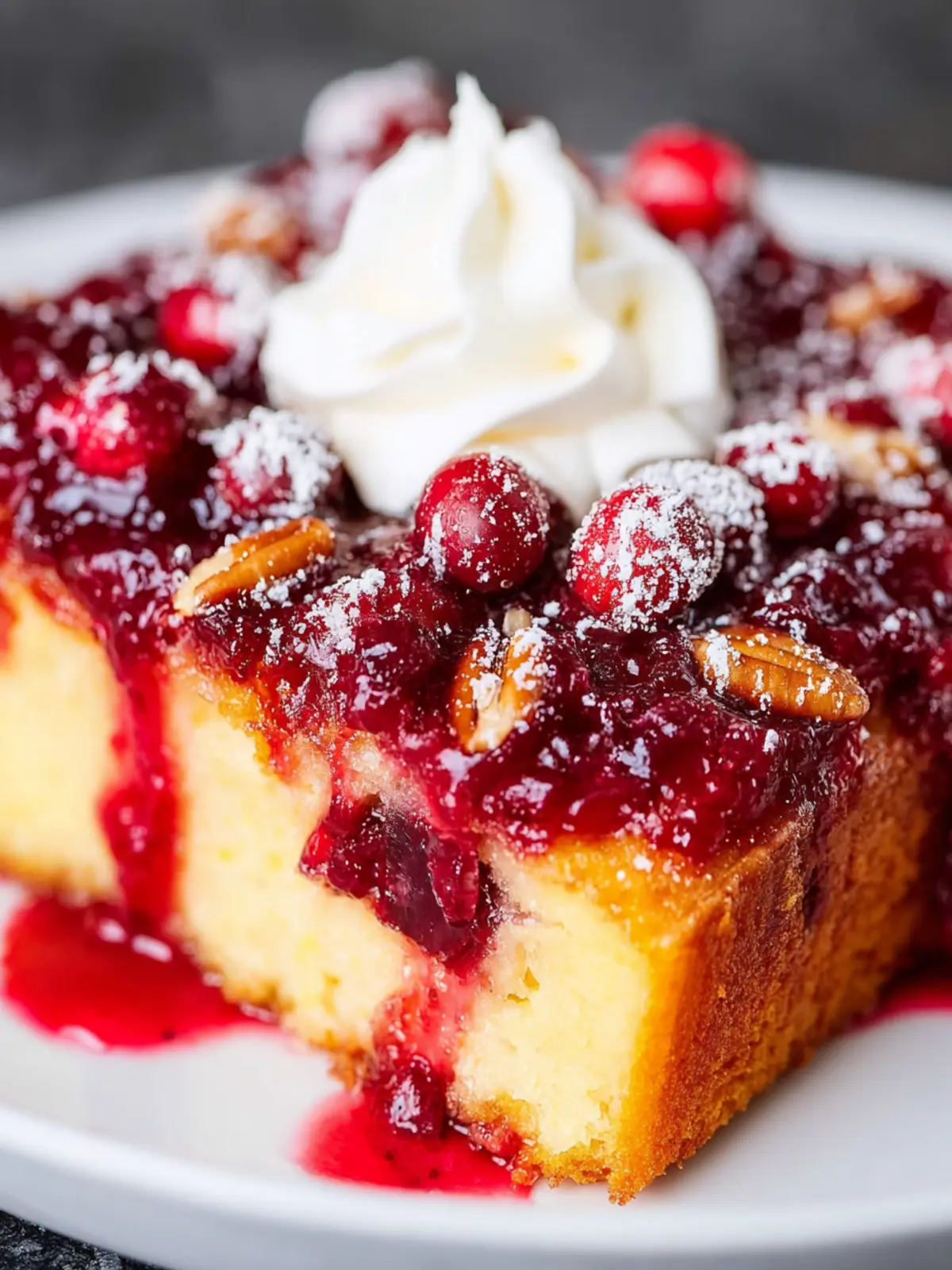 Cranberry Upside Down Cake First Image
