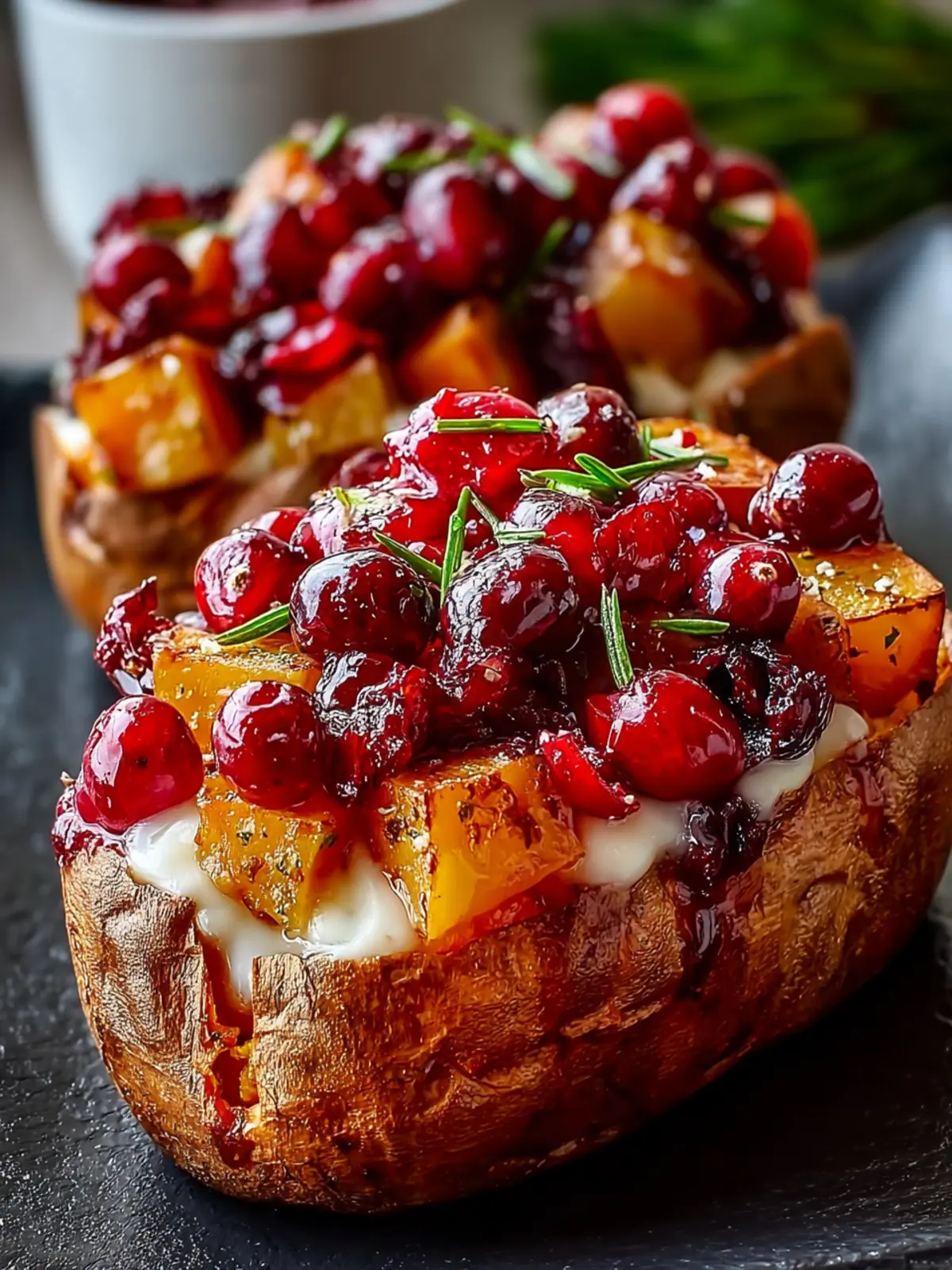 Cranberry Apple Twice-Baked Sweet Potatoes First Image