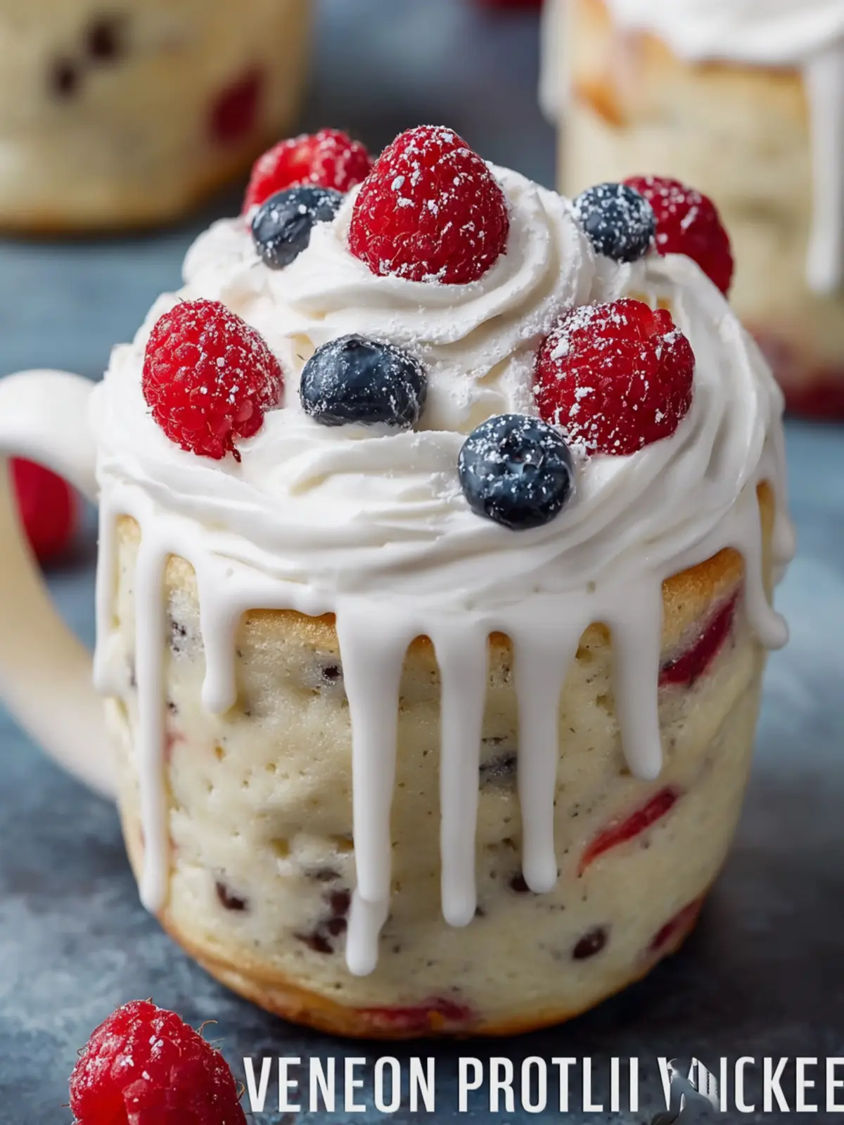 Easy Vanilla Protein Powder Mug Cake – High Protein Dessert in Minutes First Image