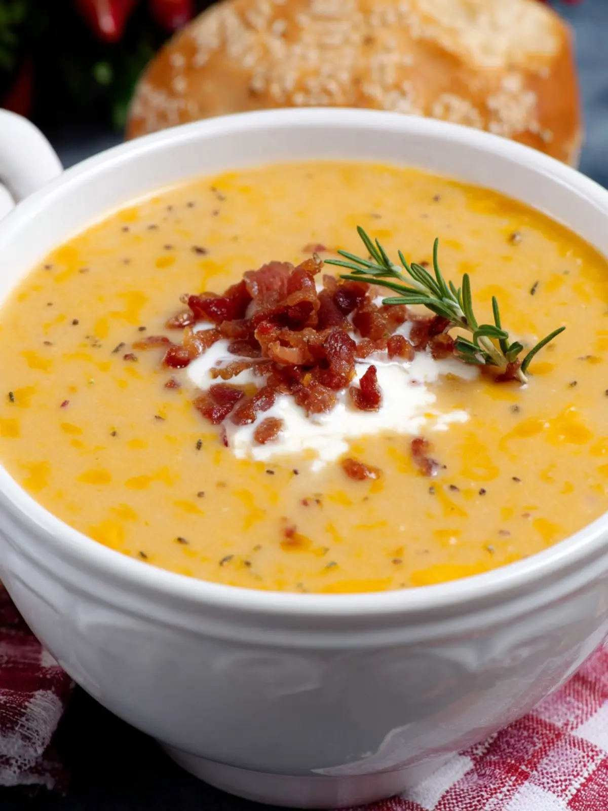 Creamy Vegetable Soup For One First Image