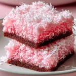 Irresistible Pink Coconut Snowball Cake Bars Recipe First Image
