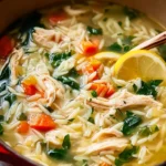 Comforting Lemon Chicken Soup with Orzo Recipe Delight First Image