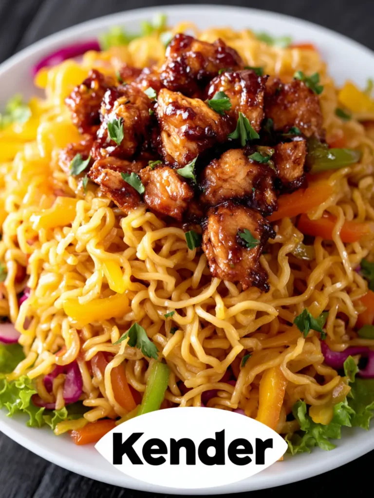 Delicious Singapore Noodle and Chicken Lettuce Cups to Savor First Image