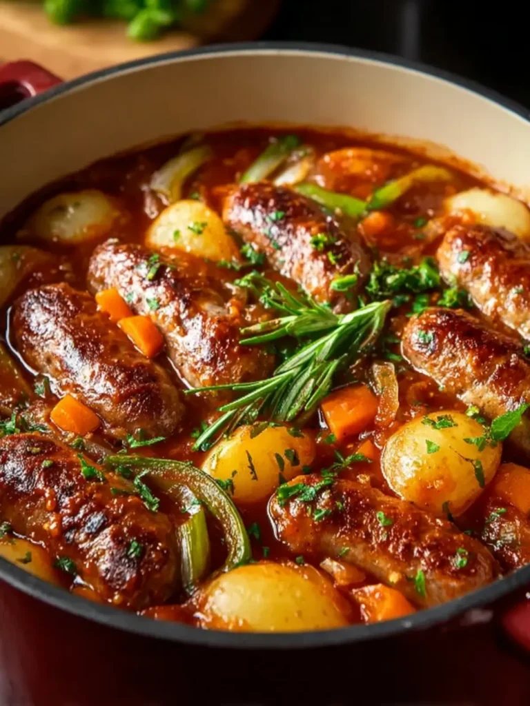 Mary Berry Beef Sausage Casserole: An Amazing Ultimate Recipe for 6 First Image