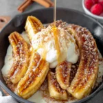 Maple Cinnamon Baked Bananas First Image