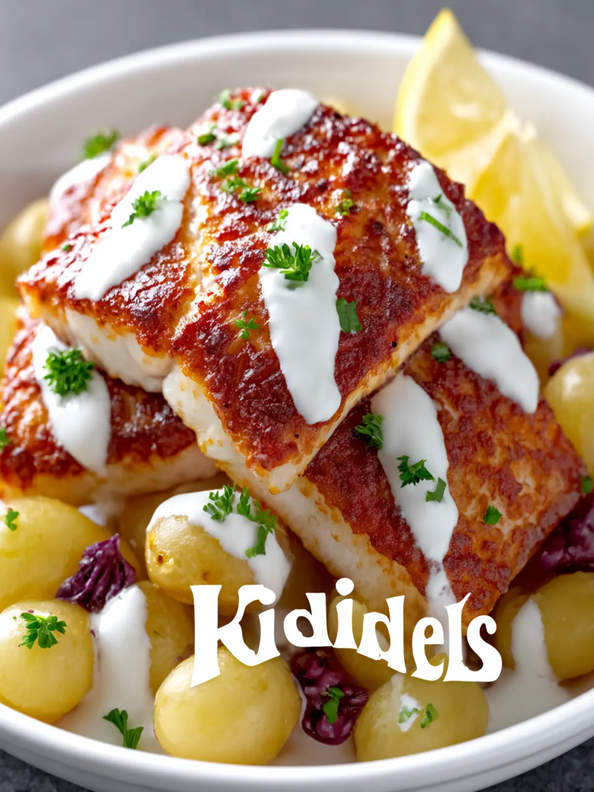 Easy As Pan Fried Australian Flathead with Zesty Lemon Yoghurt First Image