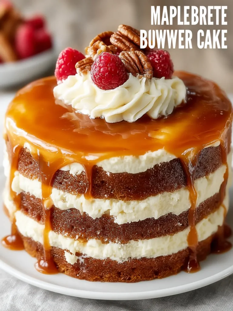 Maple Brown Butter Layer Cake First Image