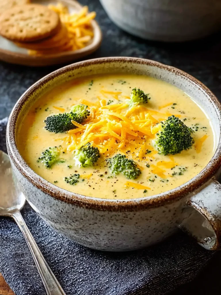 Irresistible Copycat Panera Broccoli Cheddar Soup Recipe First Image
