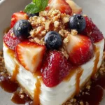 Caramel Crunch Cheesecake Fruit Salad First Image