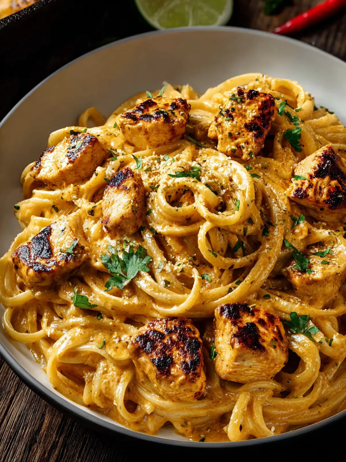 Cowboy Butter Chicken Pasta First Image