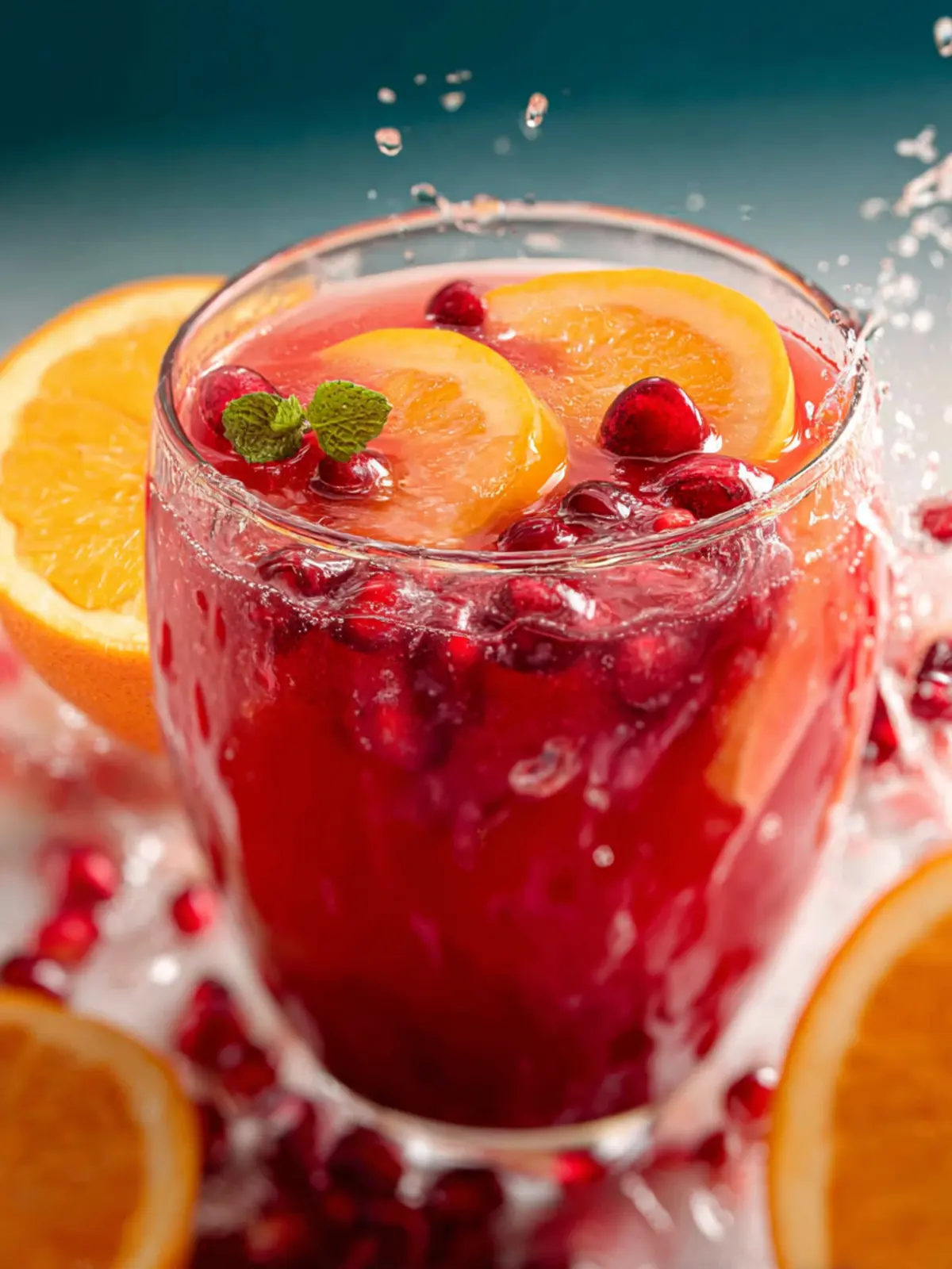 Non-Alcoholic Holiday Brunch Punch First Image