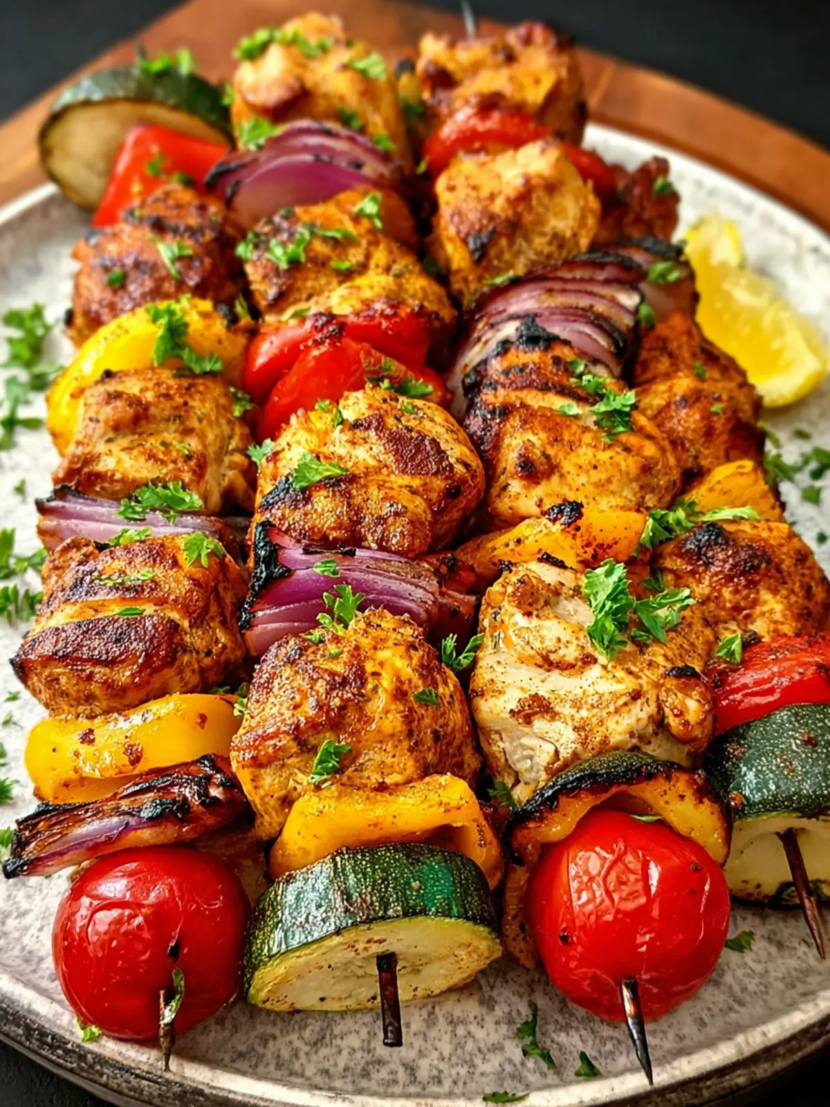 Air Fryer Chicken Kebabs First Image
