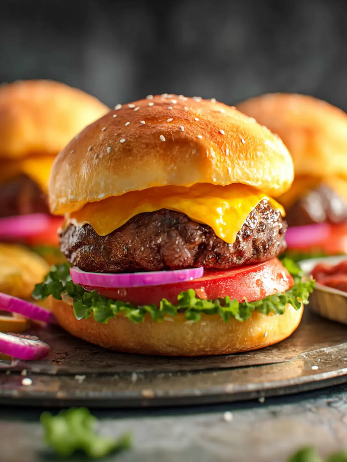 Baked Hamburgers Recipe (How to Cook Burgers in the Oven) First Image
