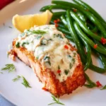 Easy Crab and Parmesan Stuffed Salmon First Image