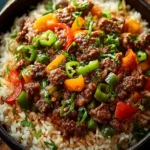 Flavor-Packed Beef and Pepper Rice Bowl for Busy Nights First Image