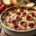 Irresistible Hot Pepperoni Muffuletta Dip for Happy Gatherings First Image