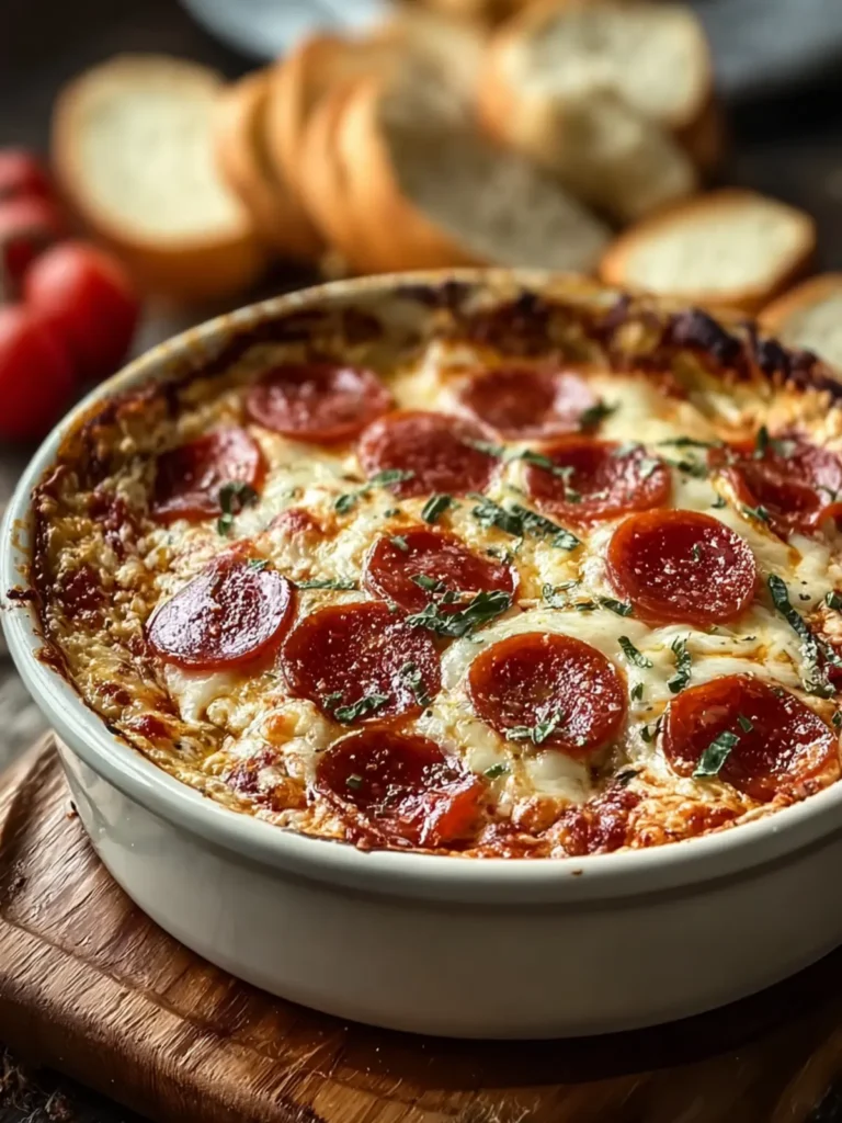 Irresistible Hot Pepperoni Muffuletta Dip for Happy Gatherings First Image