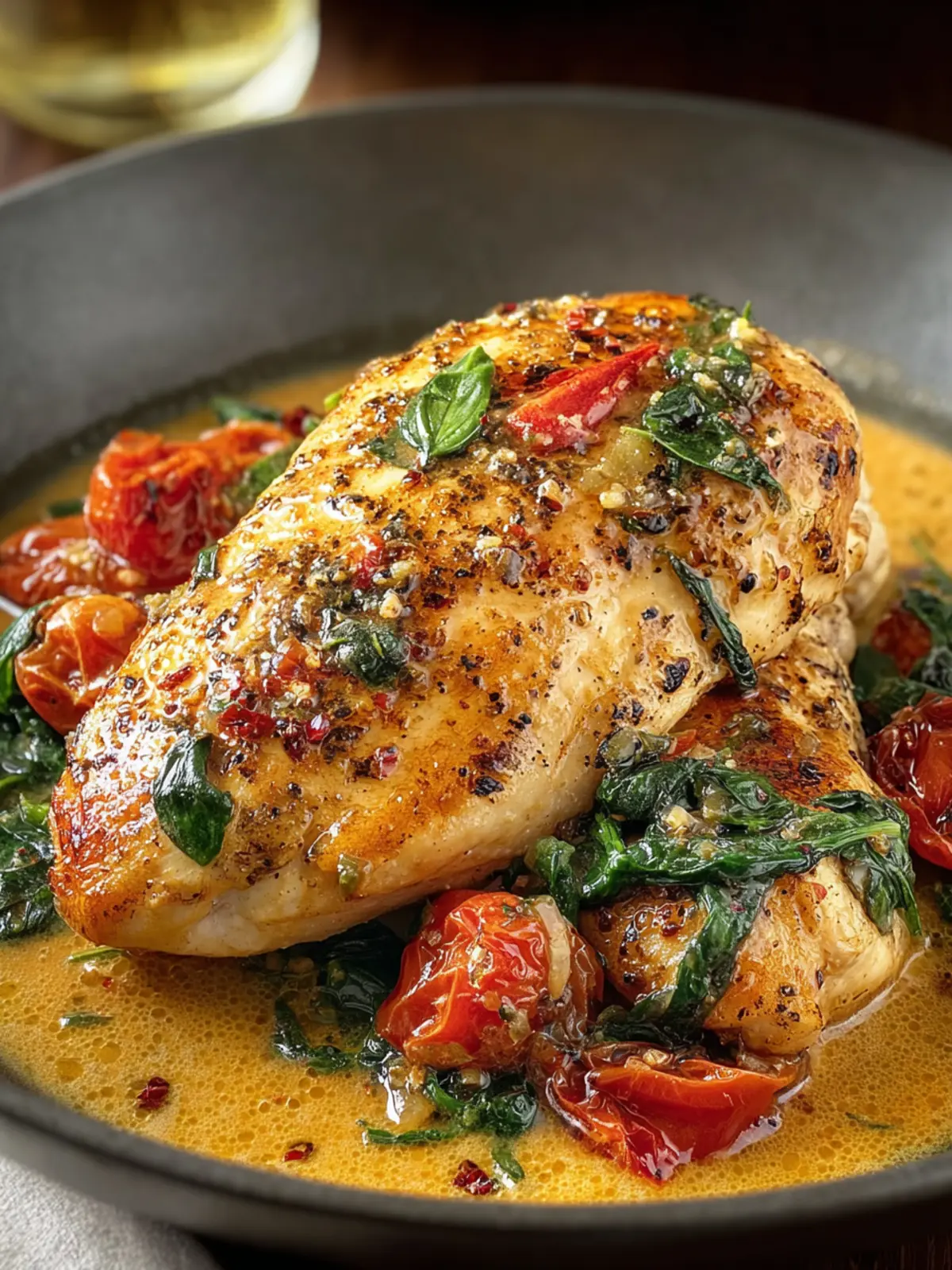 Irresistible Tuscan Chicken: Creamy & Flavorful Delight First Image