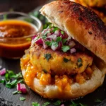 Mumbai-Style Vada Pav with Spiced Chutney: A Flavor Blast First Image