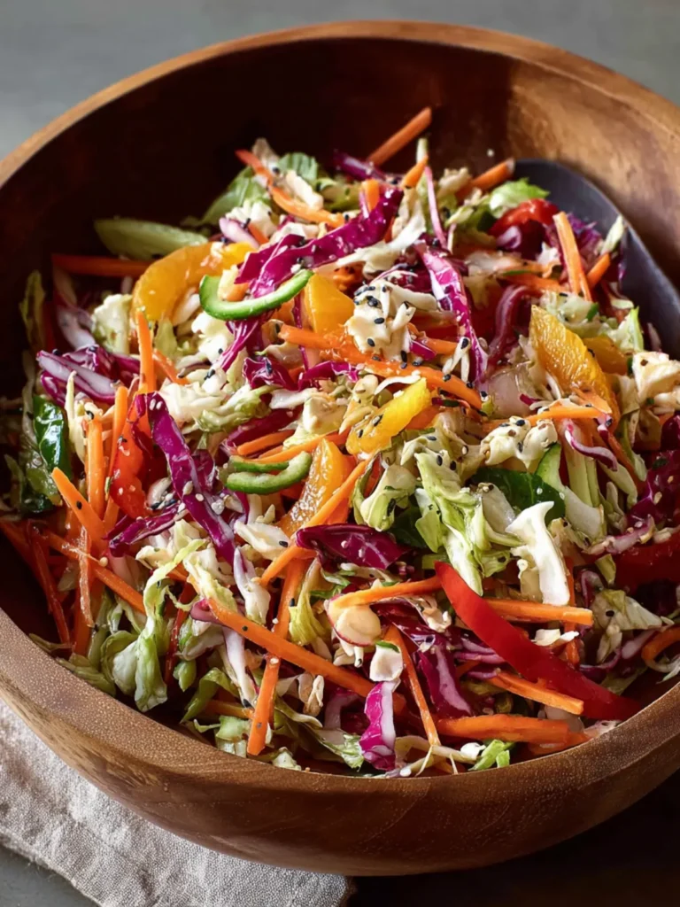 Asian Crunch Salad with Ginger Dressing (Meal Prep) First Image