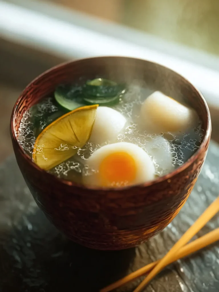 Nourishing Ozoni: Irresistible Japanese Mochi Soup Recipe First Image