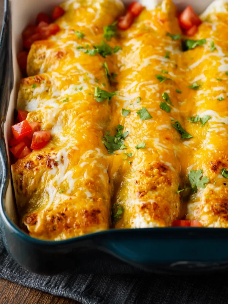 The Easiest 30-Minute Cheesy Chicken Enchiladas First Image