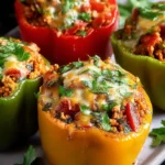 Delicious Healthy Turkey Stuffed Peppers Recipe to Try First Image