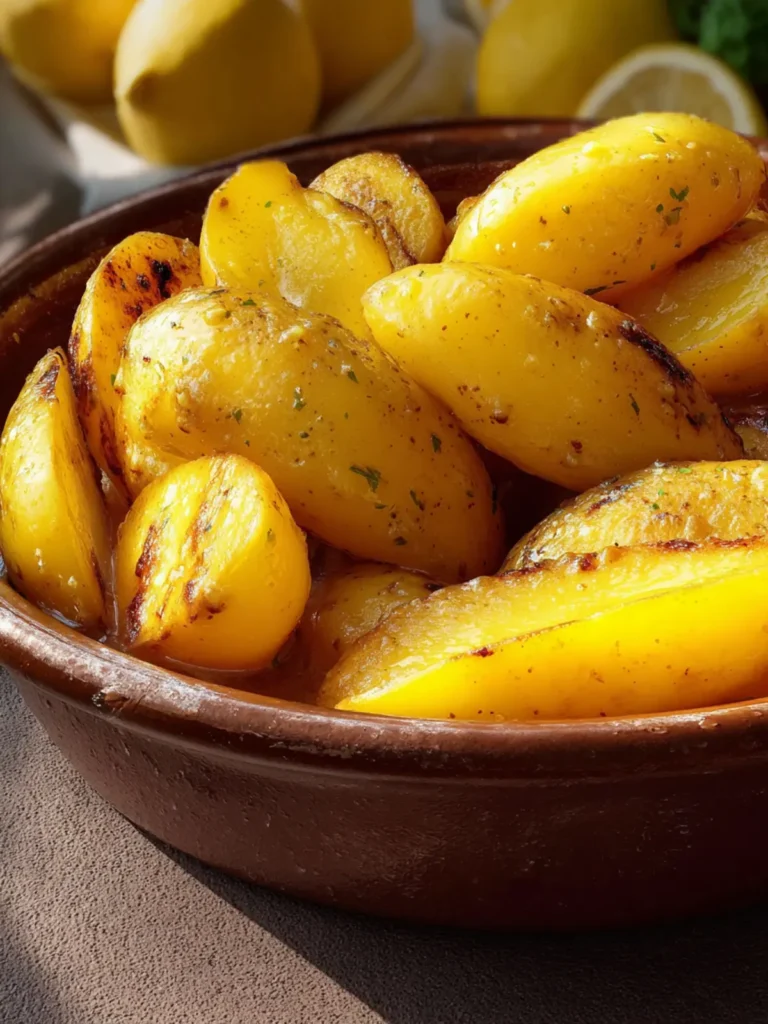Greek Lemon Potatoes First Image