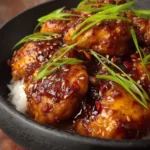 Sticky Honey Garlic Chicken First Image