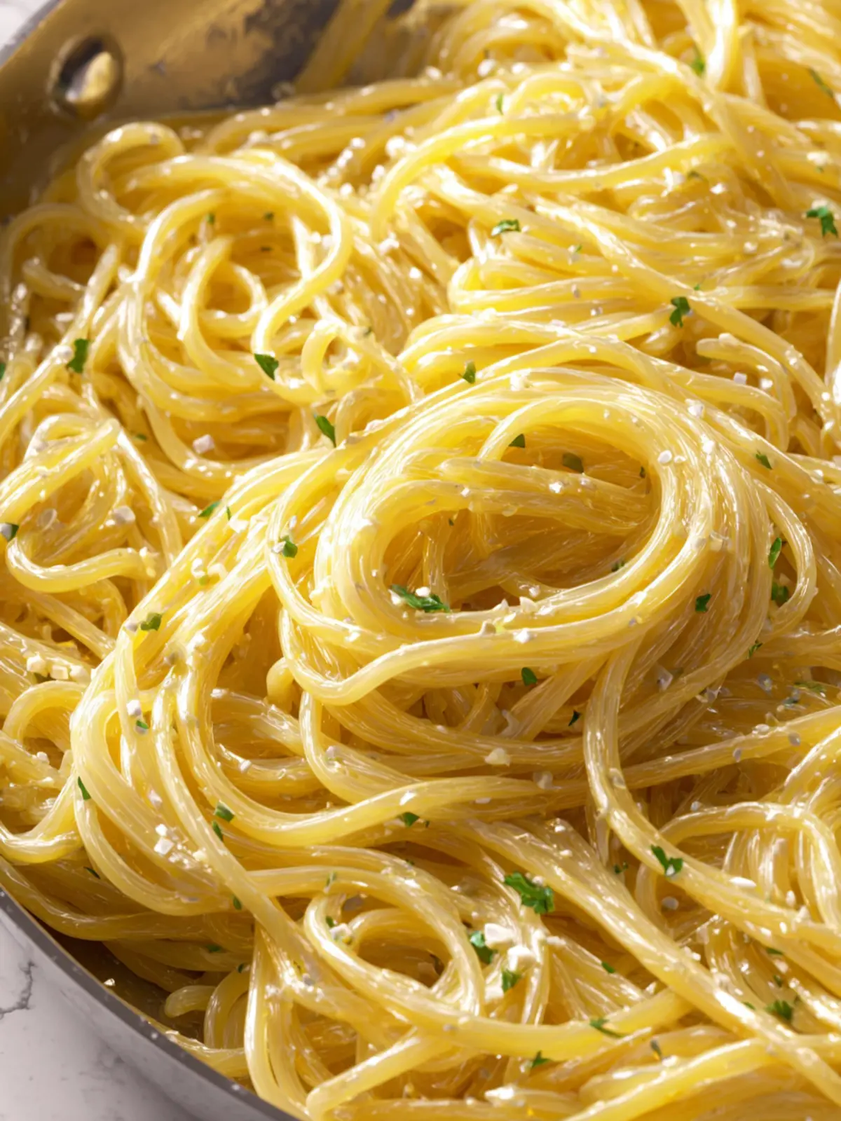Best Garlic Butter Pasta Recipe First Image