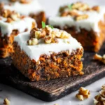 Healthy Carrot Cake Bars First Image